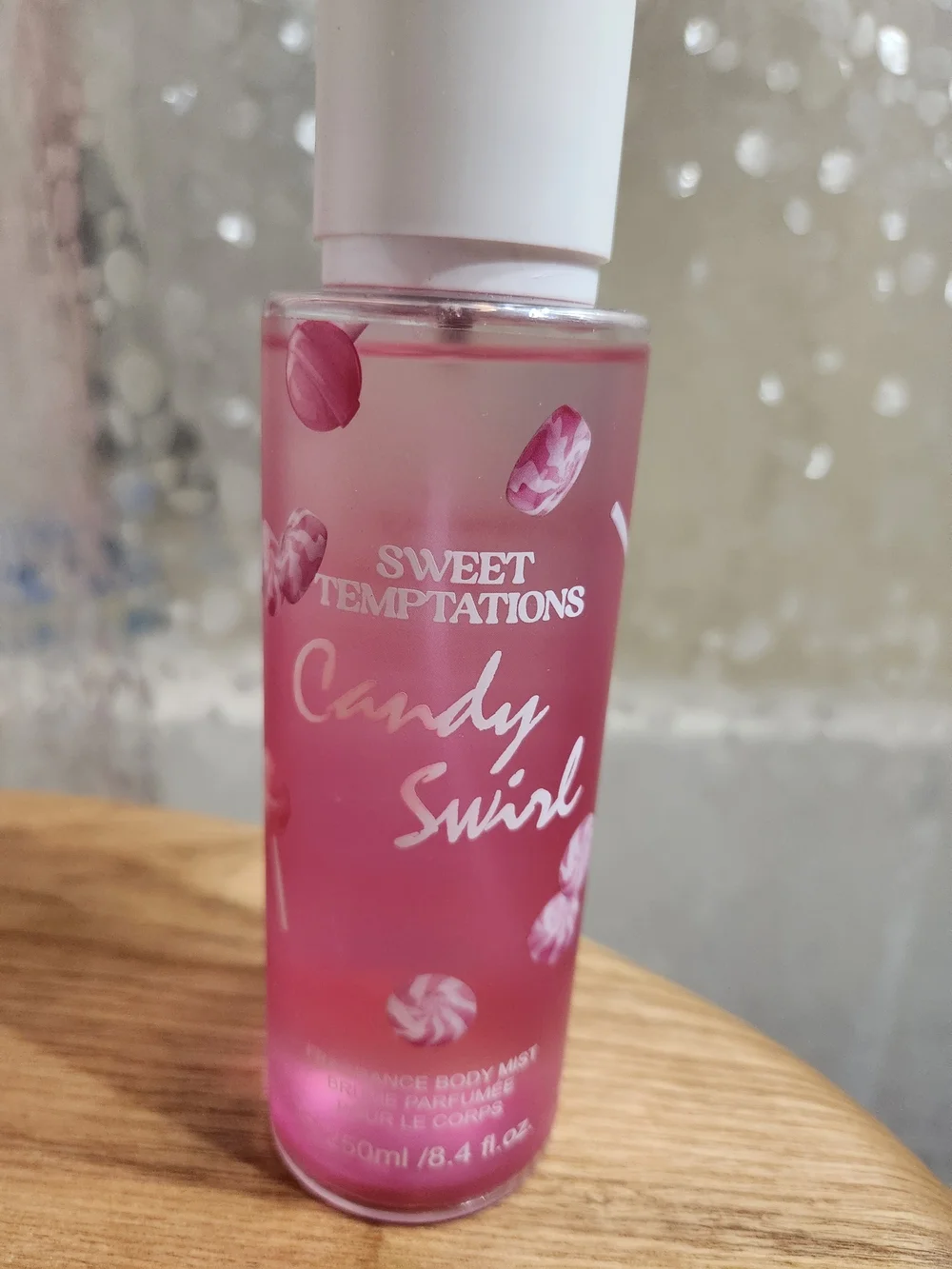 Sweet Temptations Candy Swirl Fragrance Body Mist - Pink